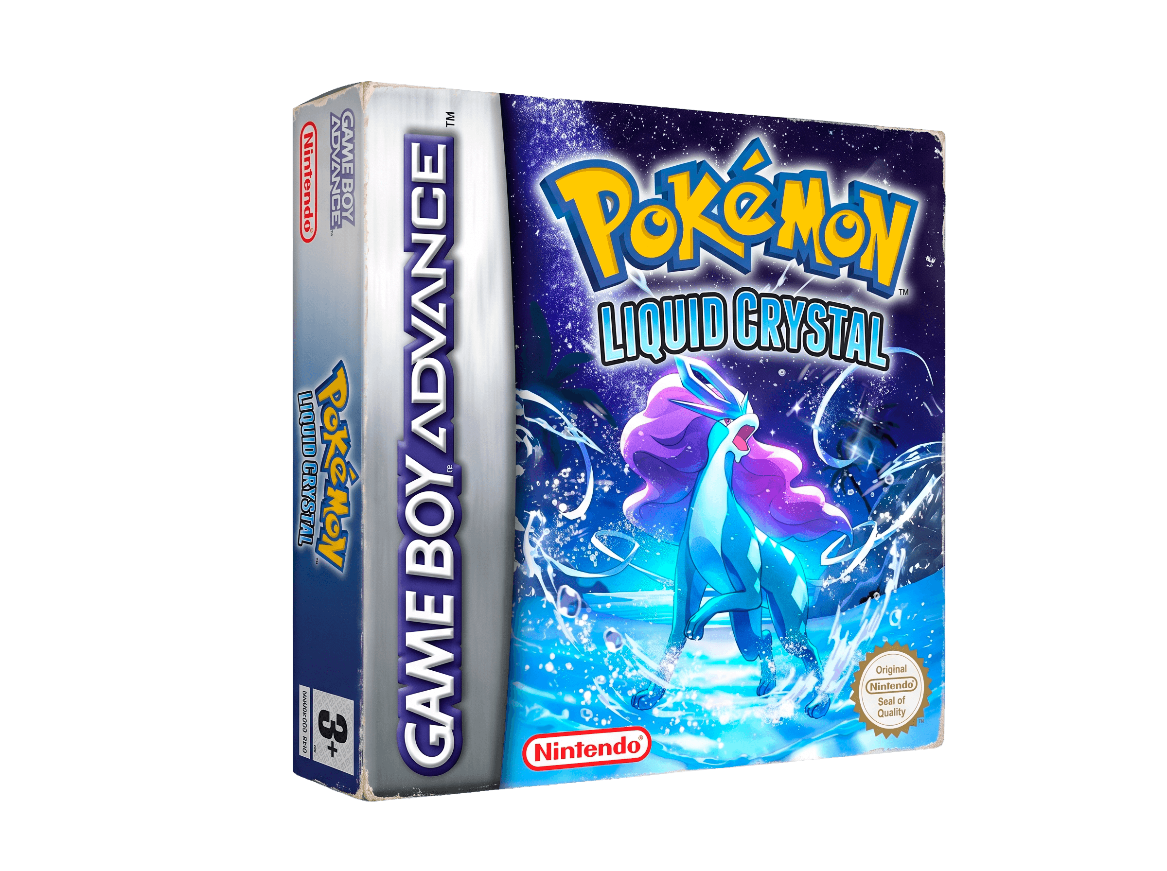 Carátula 3D de Pokémon Liquid Crystal