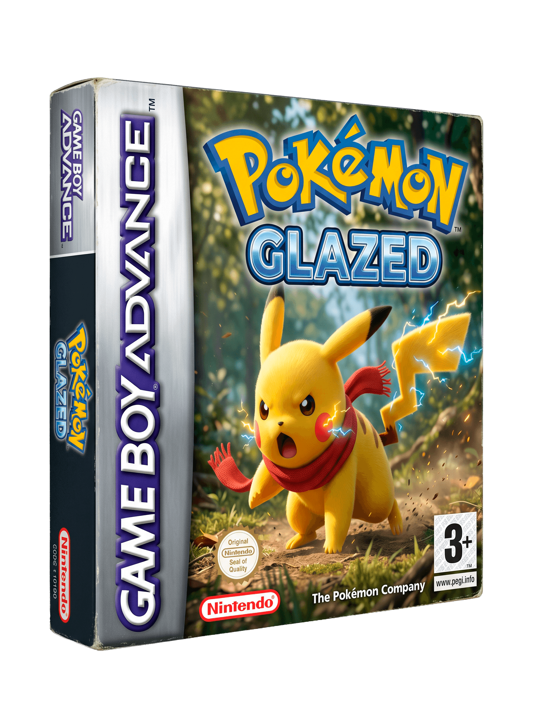 Carátula 3D de Pokémon Glazed DX