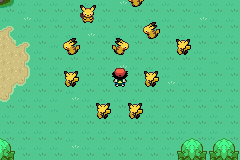 Encuentro con un grupo de Pikachu