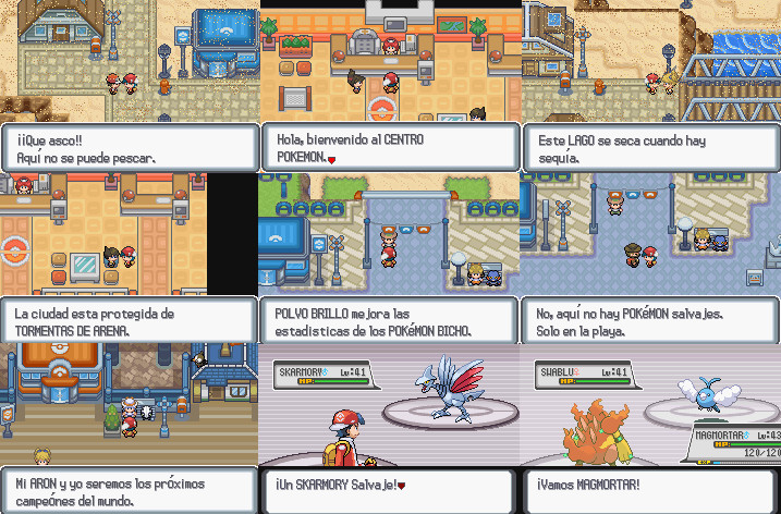 Combate contra un Skarmory salvaje