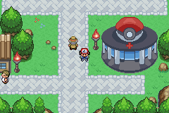 Exploración junto a un Centro Pokémon