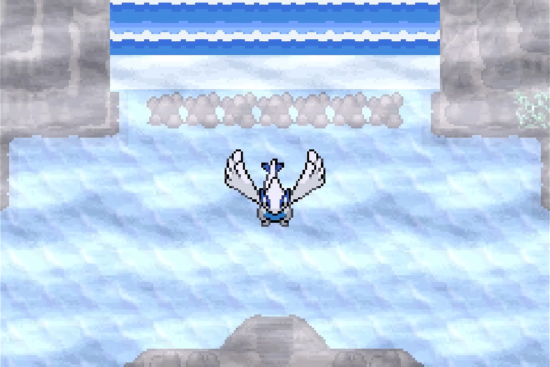 Encuentro con Lugia entre el hielo